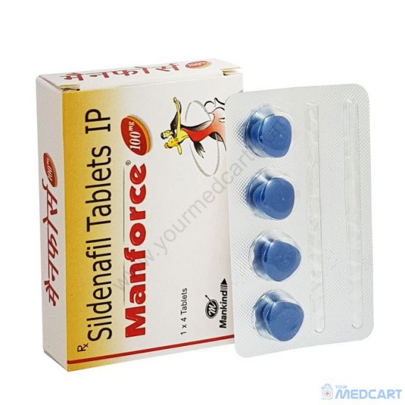 Manforce 100mg (Sildenafil Citrate) - 100mg