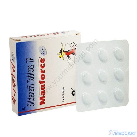 Manforce 50mg (Sildenafil Citrate) - 50mg