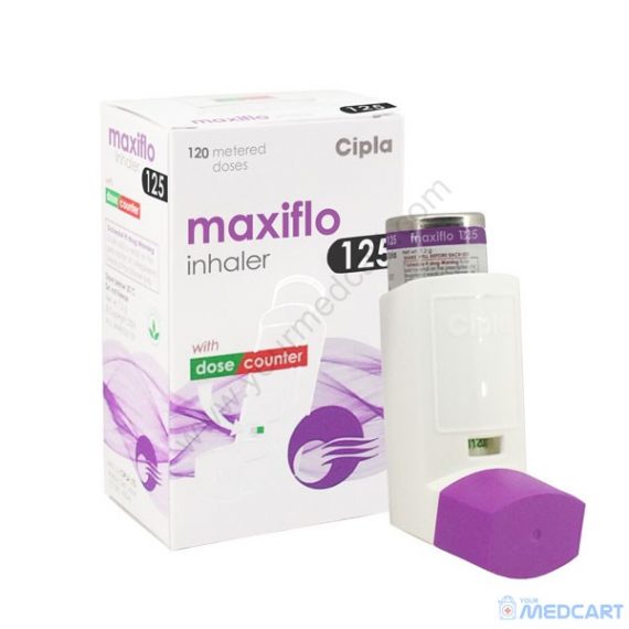 Maxiflo Inhaler (Fluticasone/formoterol) - 125mcg