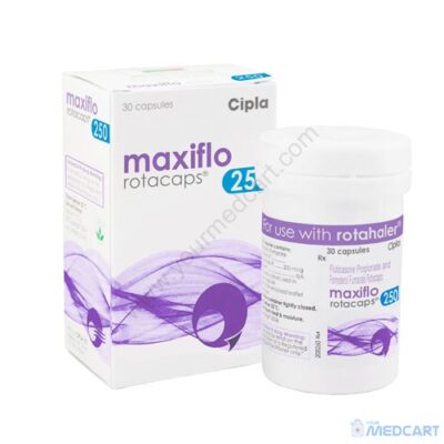 Maxiflo Rotacaps 250mcg (Fluticasone / formoterol)