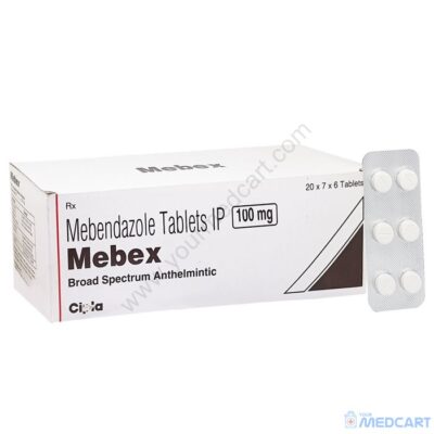 Mebex 100mg (Mebendazole)