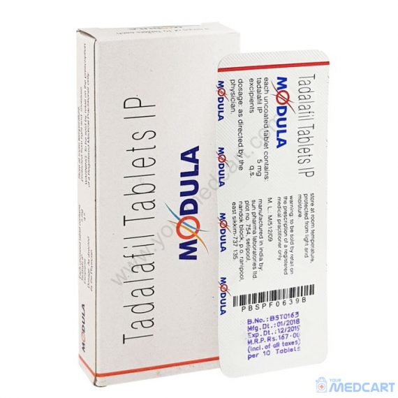 Modula 5mg (Tadalafil) - 5mg