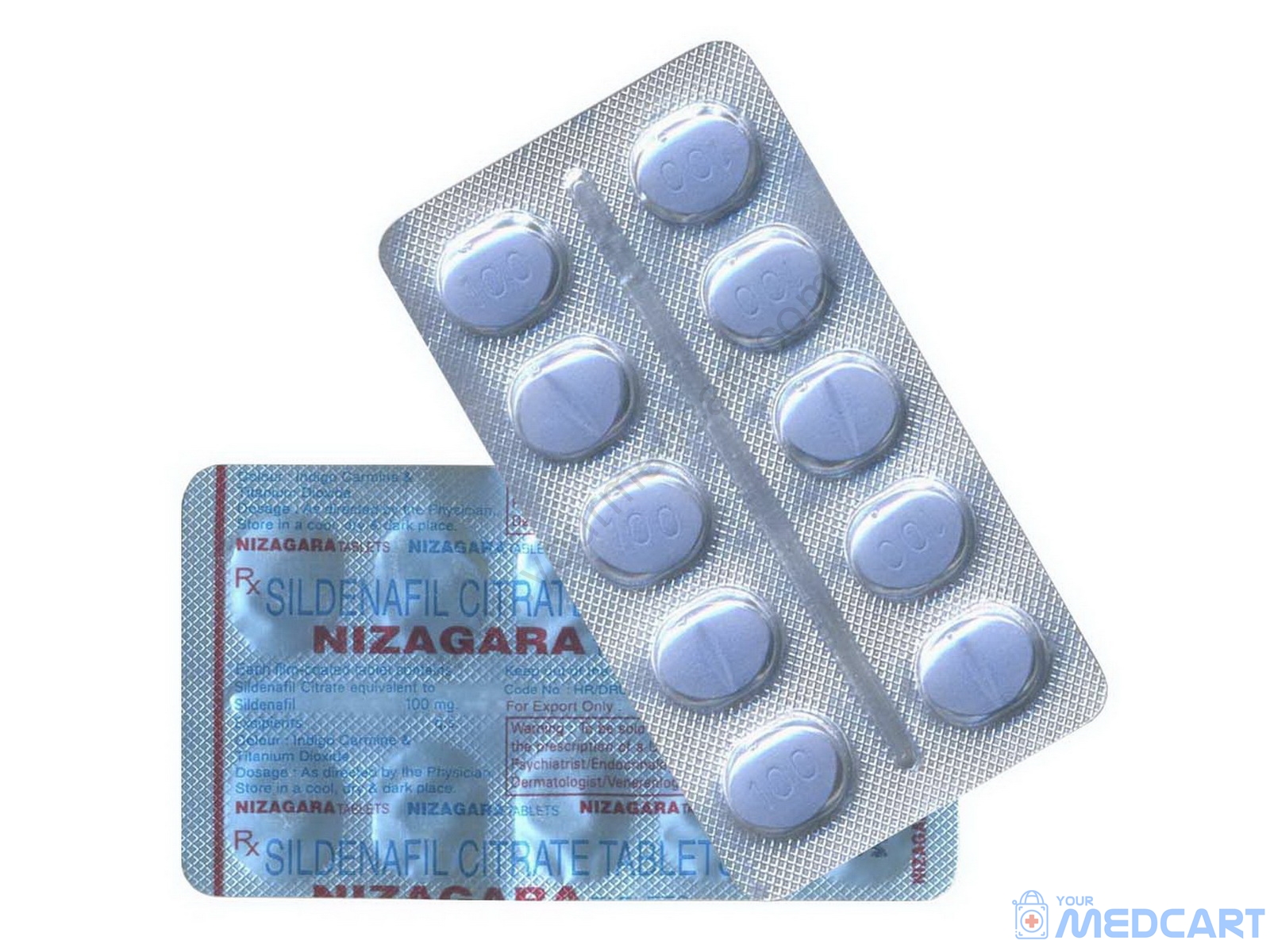 Nizagara 100mg (Sildenafil Citrate)