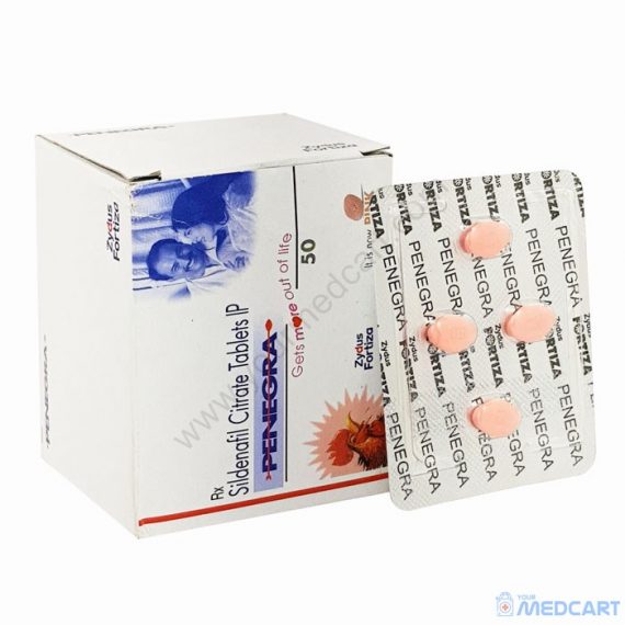 Penegra 50mg (Sildenafil Citrate) - 50mg