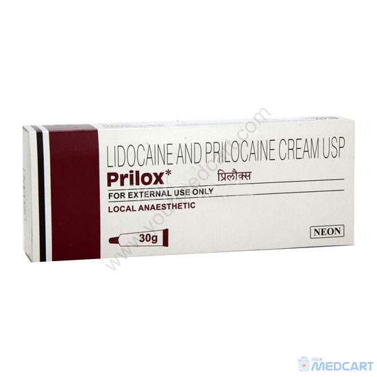 Prilox Cream (Prilocaine/Lidocaine) - 5g