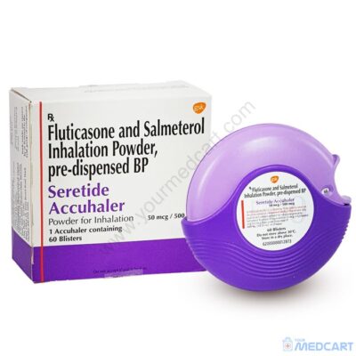 Seretide 50mcg/250mcg Accuhaler (Salmeterol/Fluticasone)