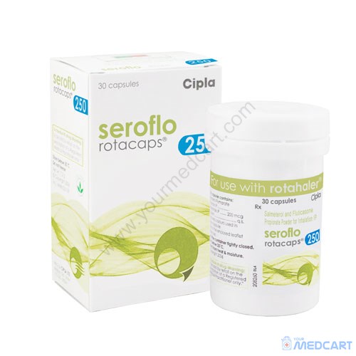 Seroflo Rotacaps 250mcg (Salmeterol / Fluticasone)