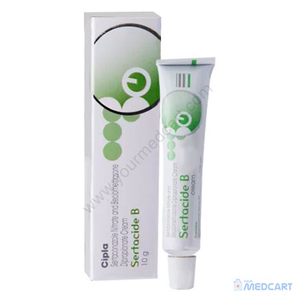 Sertacide B Cream (Sertaconazole/Beclometasone) - 10gm