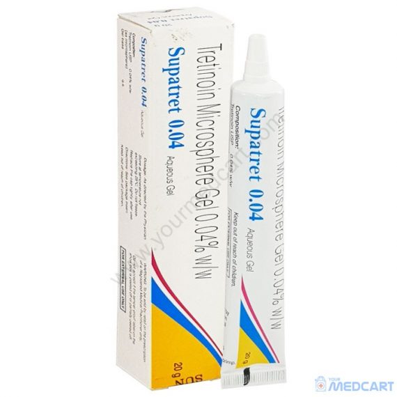 Supatret 0.04% Gel (Tretinoin) - 0.04%