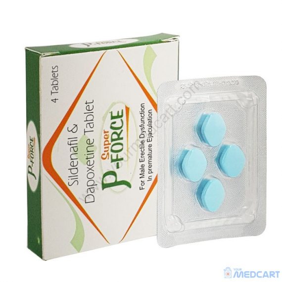 Super P Force (Sildenafil/Dapoxetine) - 100mg/60mg