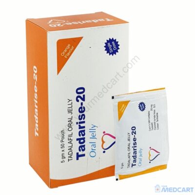 Tadarise oral Jelly (Tadalafil) - 20mg