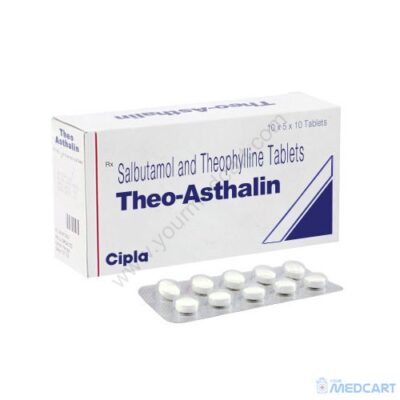 Theo Asthalin Tablet (Salbutamol / Theophylline) - 2mg/100mg