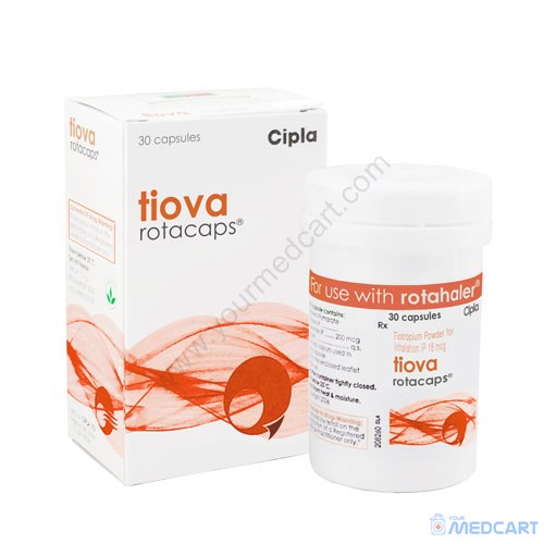 Tiova Rotacaps (Tiotropium Bromide) - 18mcg