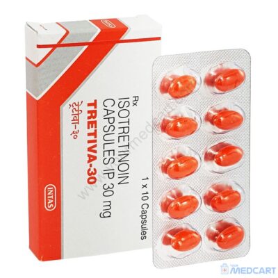 Tretiva 30mg Soft Capsule (Isotretinoin) - 30mg