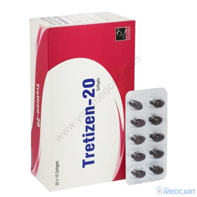 Tretizen 20mg Soft-Capsule (Isotretinoin) - 20mg