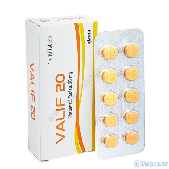 Valif 20mg (Vardenafil) - 20mg