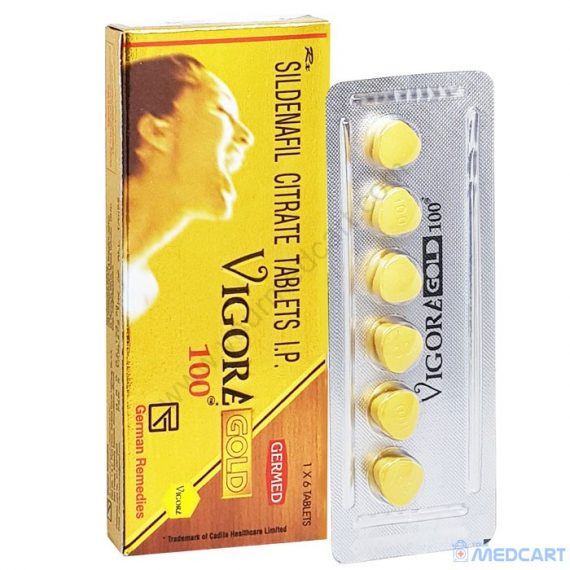 Vigore Gold 100mg (Sildenafil Citrate)