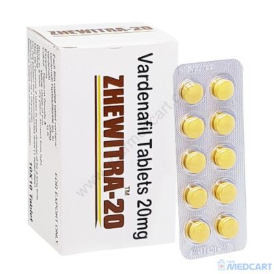 Zhewitra 20mg (Vardenafil) - 20mg