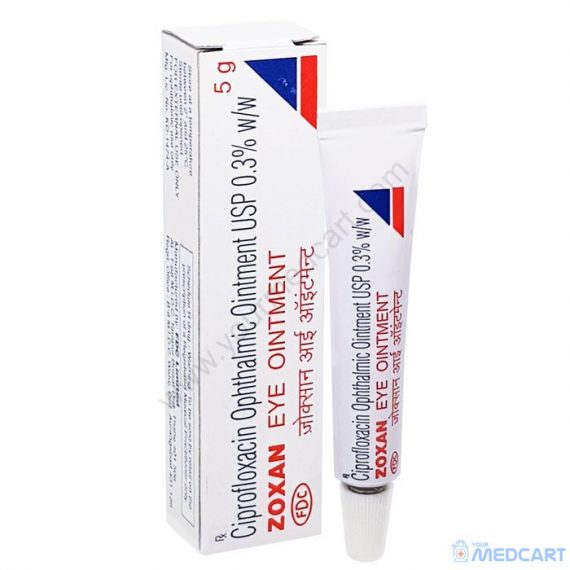 Zoxan Ointment (Ciprofloxacin) - 0.3%